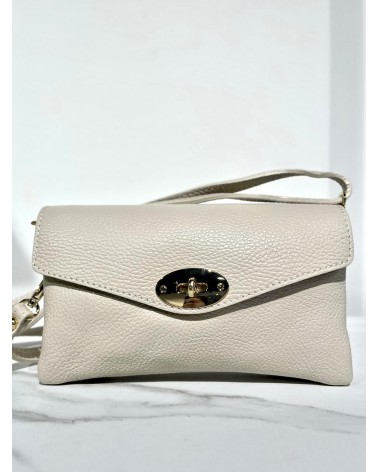 Leren Tas Creme kleur