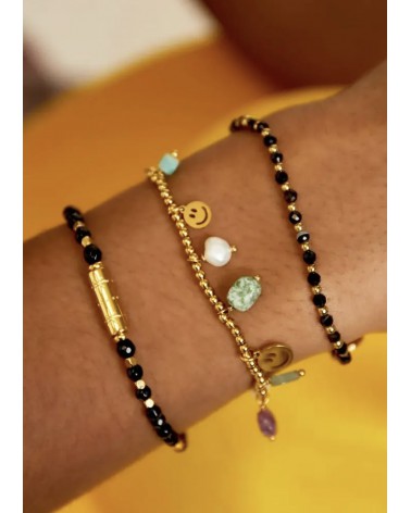 Armband Zwart Agaat