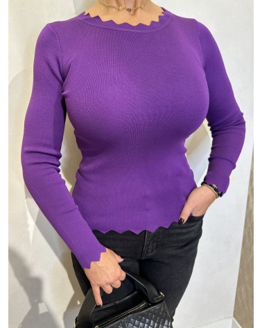 Top Romy Long Sleeve Purple