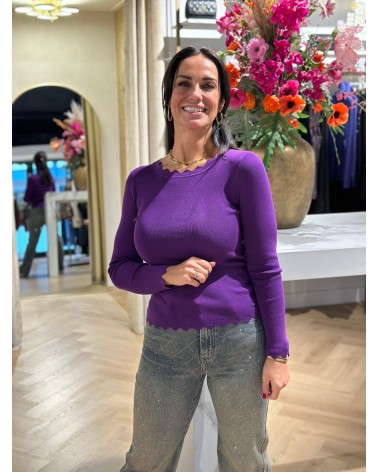 Top Romy Long Sleeve Purple