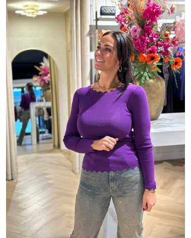 Top Romy Long Sleeve Purple