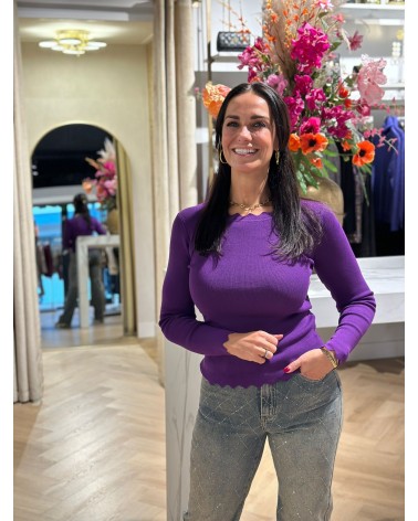 Top Romy Long Sleeve Purple