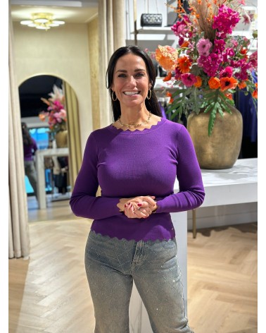 Top Romy Long Sleeve Purple