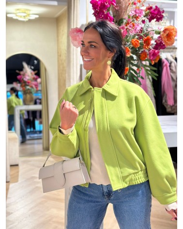 Jacket Lime kleur stijlvol