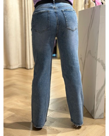 Jeans Queen Hearts Recht Model Lichte Wassing