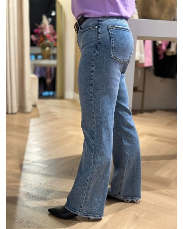 Jeans Queen Hearts Recht Model Lichte Wassing