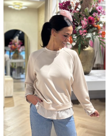 Trui Jaimy Beige Zacht aanvoelend casual comfy damesmode