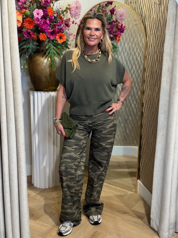 Broek Army Straight Leg