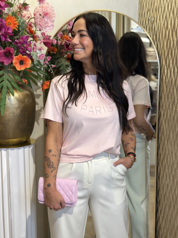 T shirt L’amour Roze