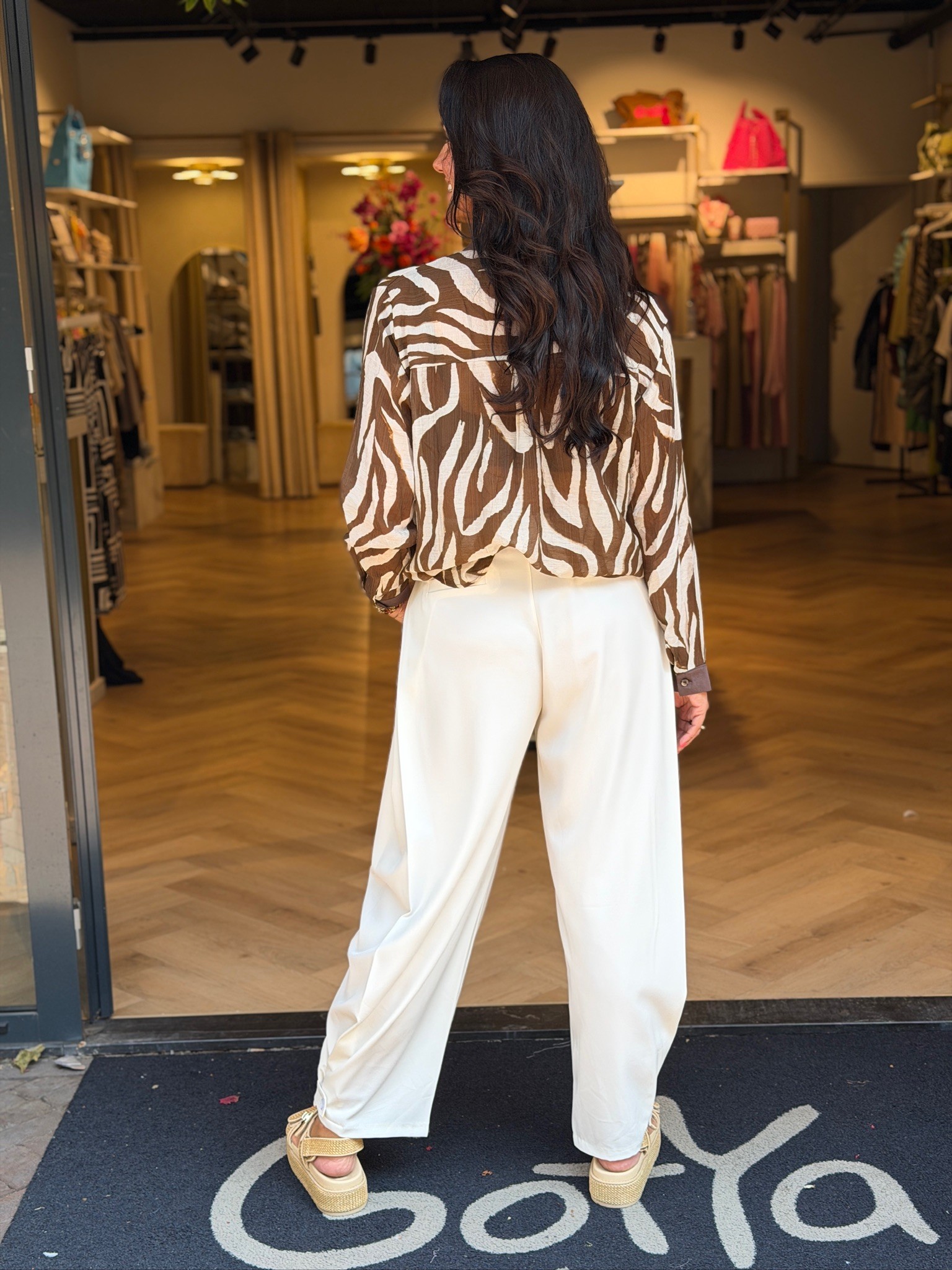 Pantalon Danique Creme - Afbeelding 4
