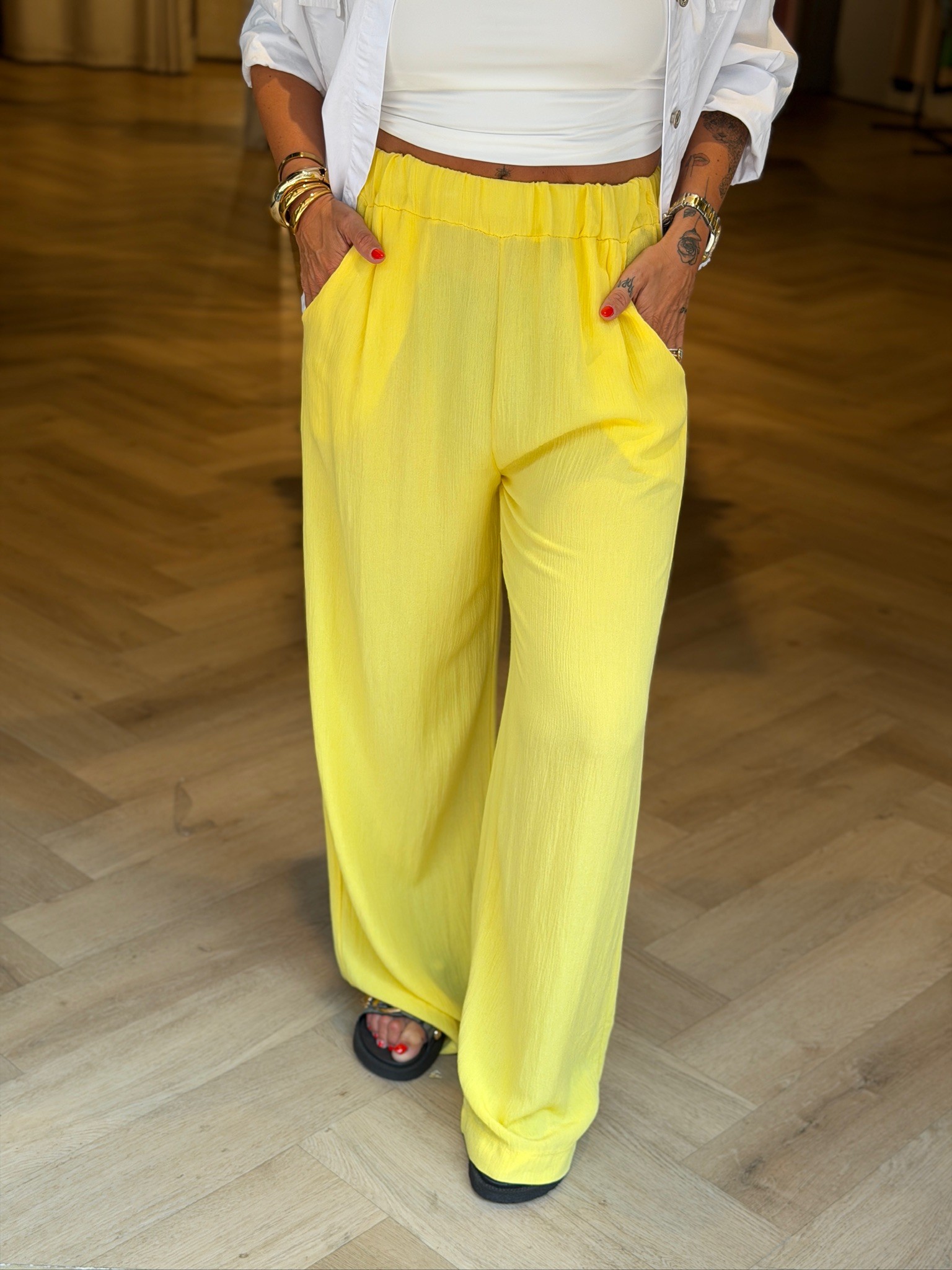 Broek Summer Geel - Afbeelding 2