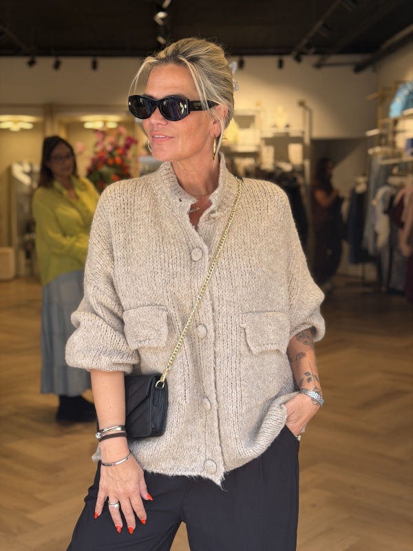 Vest Alora Taupe