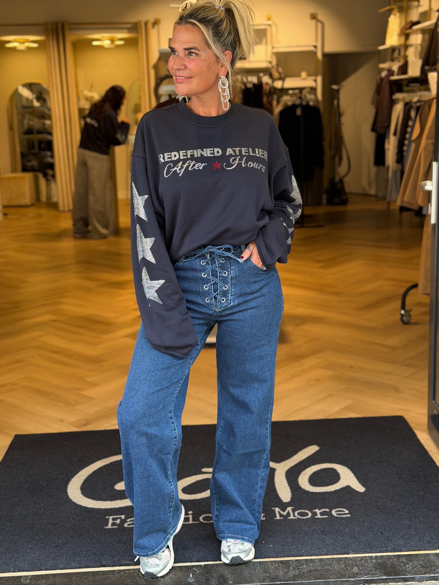 Sweater Redefined Atelier Navy Blauw - Afbeelding 6