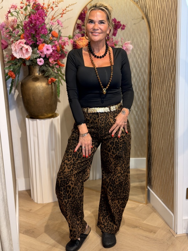 Broek Ballon Leopard Kort