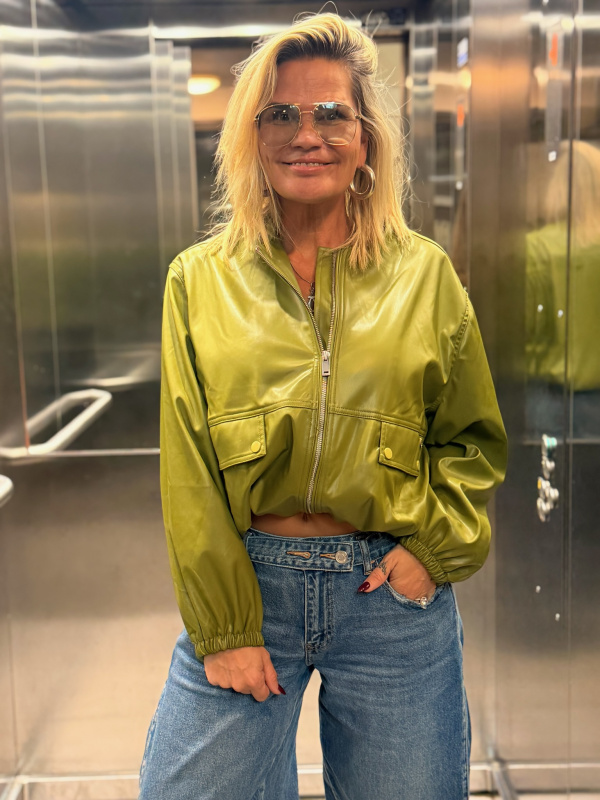 Jacket Leatherlook Ambika Tess Groen