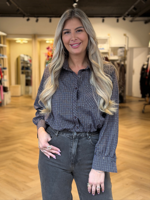 Blouse Cropped Evi Bruin