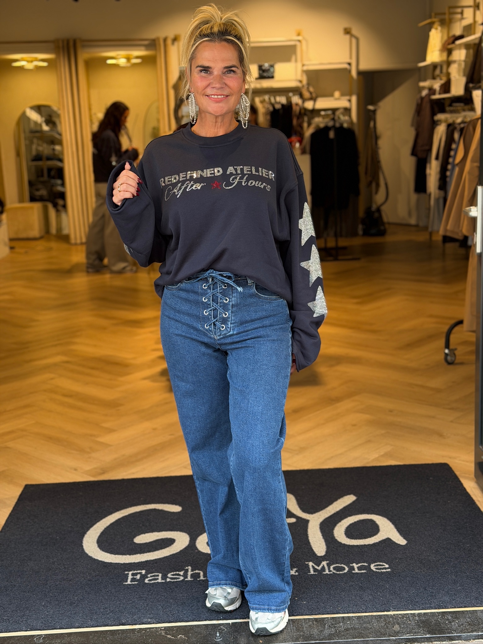 Jeans Lace Up