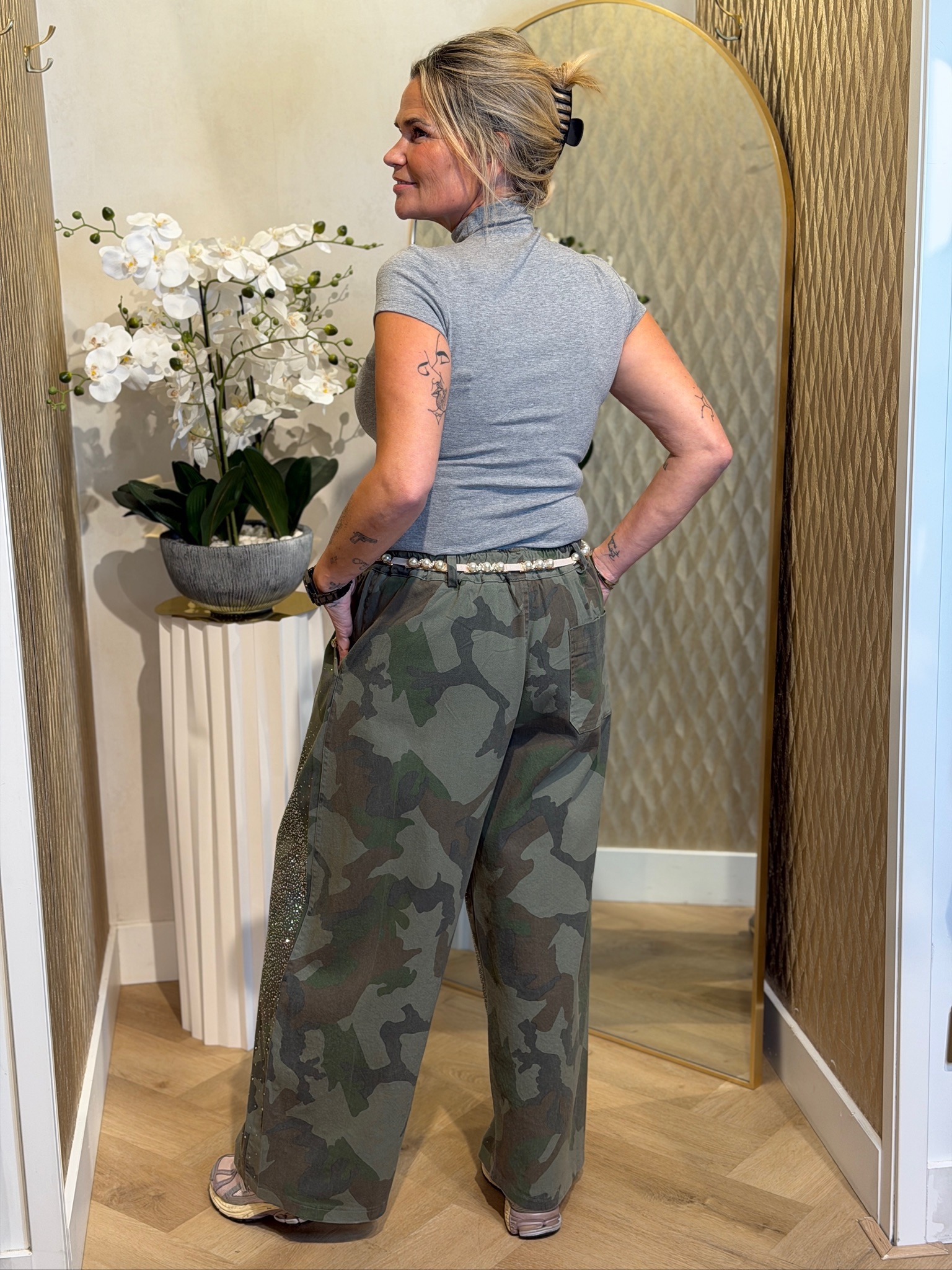 Broek Army Strass - Afbeelding 2