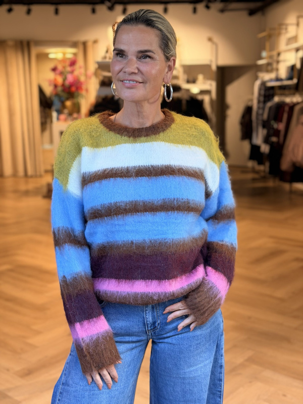 Trui Colorfull Azzurro