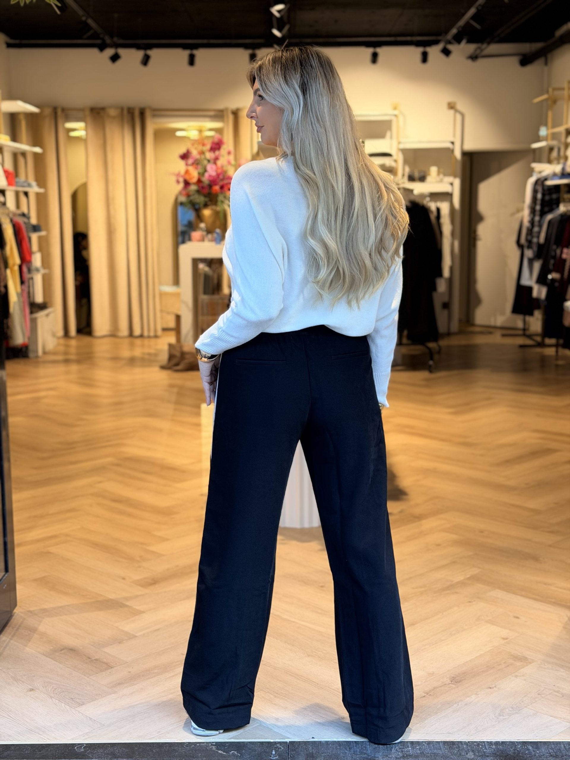 Broek Stripe Zwart Azzurro - Afbeelding 3
