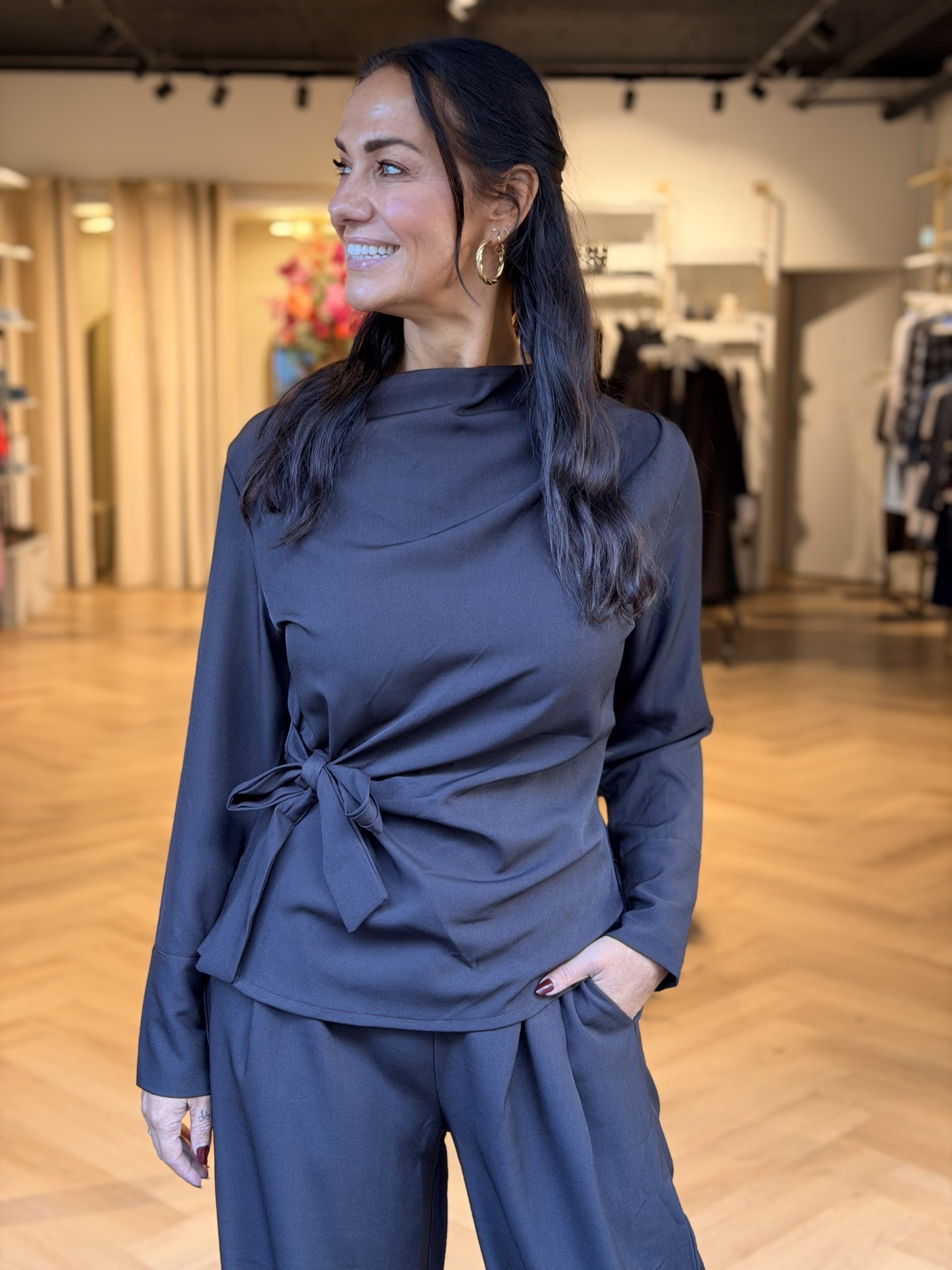 Top Azzurro Bruin Gillian - Afbeelding 2