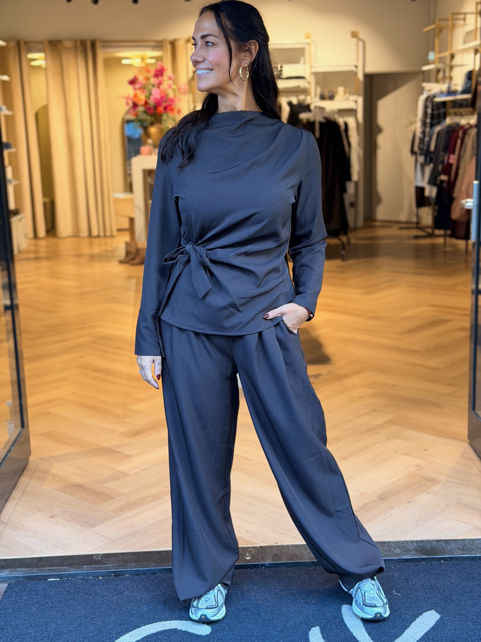 Broek Azzurro Bruin Gillian - Afbeelding 4
