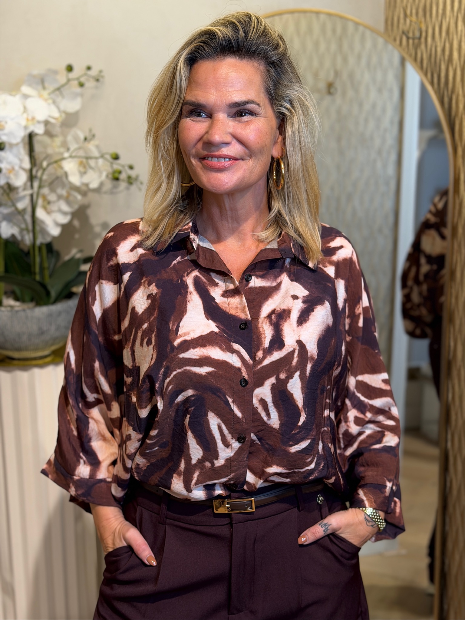 Blouse Print Vera Jo - Afbeelding 3